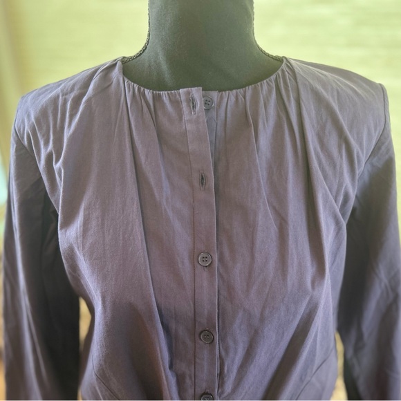 NWT Love Benito 100% Cotton Navy Top - Picture 6 of 6